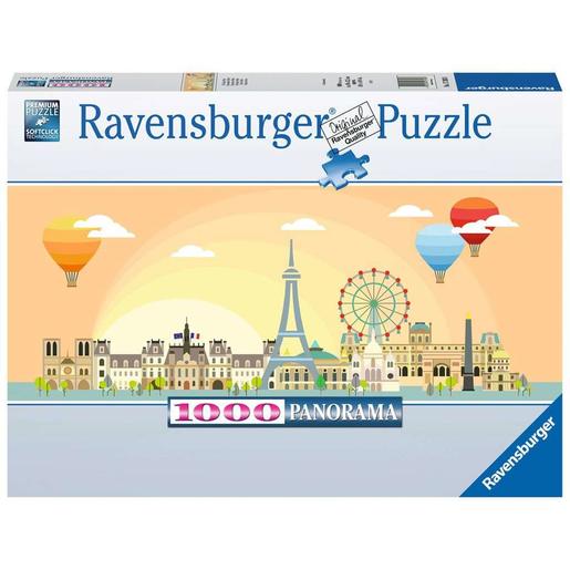 Ravensburger - Puzzle Panorama de 1000 piezas - Un día en París ㅤ