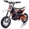 Feber - Motocross Pro para niños con batería 24 volts, selle en cuero, 2 velocidades, arranque seguro ㅤ