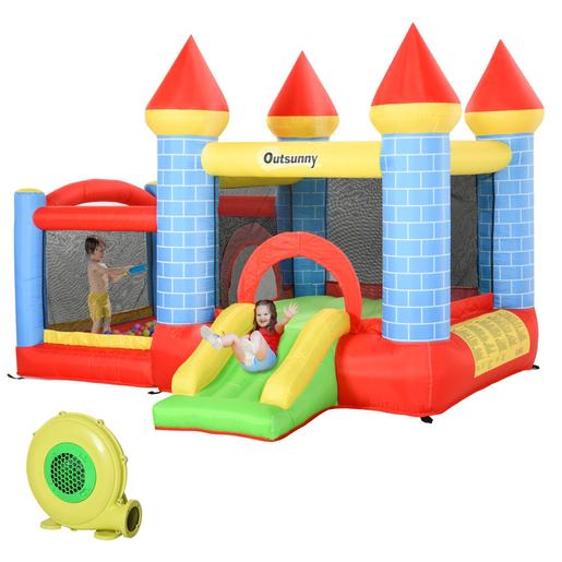 Outsunny - Castillo inflable infantil 4 1 | Castillos Hinchables | Toys"R"Us España