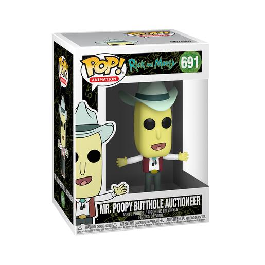 Rick y Morty - Mr. Poopy Butthole Subastador - Figura Funko POP