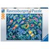 Ravensburger - Puzzle de especies submarinas, 500 piezas para adultos ㅤ