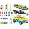 Playmobil - Coche todoterreno de playa con canoa 70436