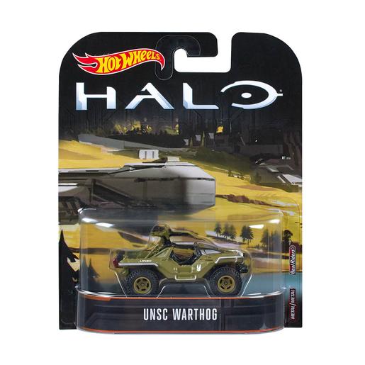 Hot Wheels - UNSC Warthog - Vehículo Colección Halo