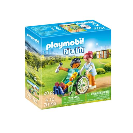 Playmobil - Paciente en Silla de Ruedas 70193