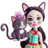 Enchantimals - Ciesta Cat y Climber - Muñeca y Mascota