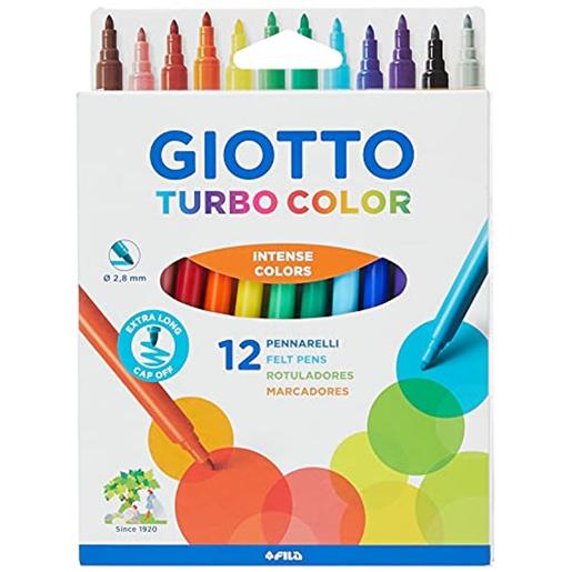 Paquete de 12 rotuladores Turbo Color intensos y vibrantes ㅤ