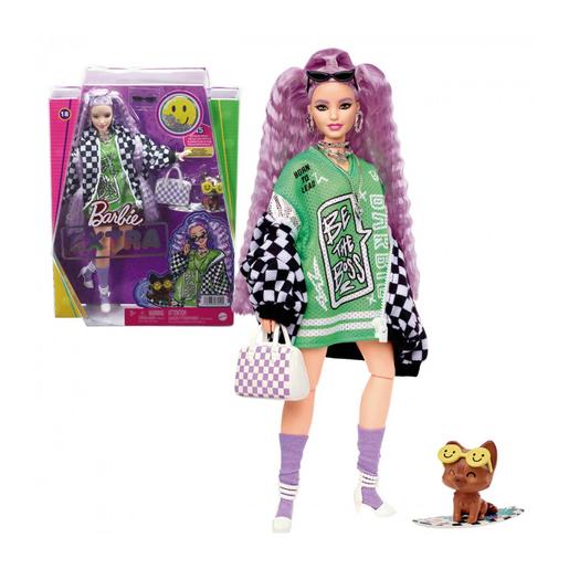 Barbie - Muñeca Extra - Chaqueta de carreras