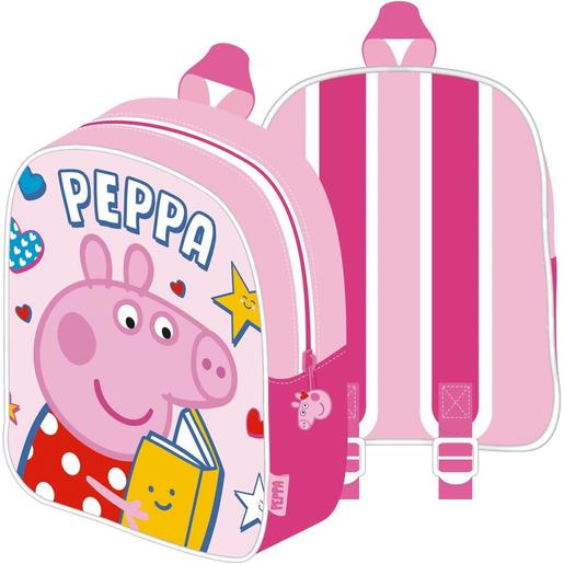 Peppa Pig - Mochila infantil de 24x20x10cm con diseño de Peppa Pig