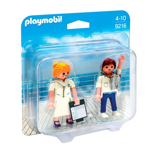 Playmobil - Duo Pack Azafata y Piloto - 9216