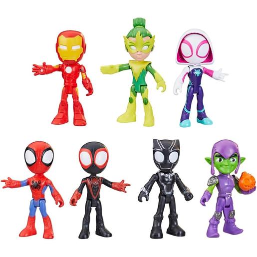 Marvel - Figura de acción de héroe Spidey y sus asombrosos amigos, modelo surtido (Varios modelos) ㅤ
