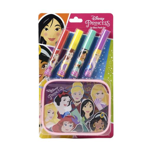 Princesas Disney - Set de lip gloss con estuche
