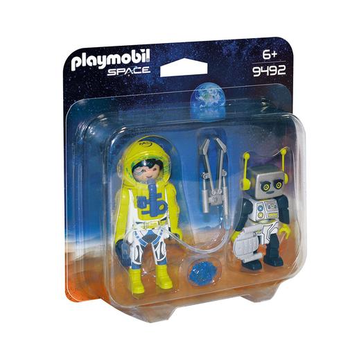 Playmobil - Dúo Pack Astronauta y Robot - 9492