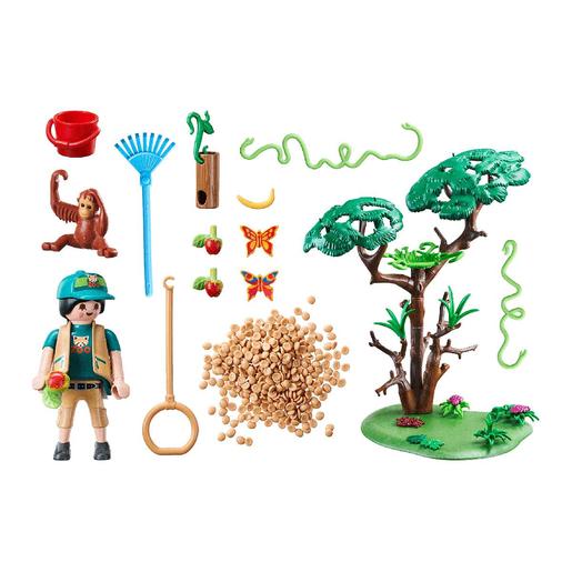 Playmobil - Orangutanes con árbol - 70345