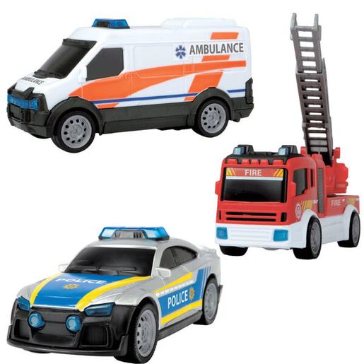 Motor & Co - Pack 3 vehículos de emergencia