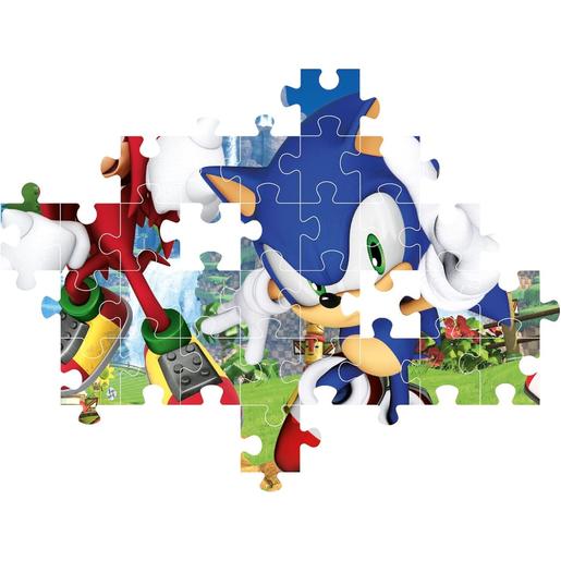 Clementoni - Puzzle infantil de 104 piezas Sonic ㅤ