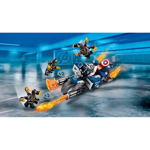 LEGO Marvel Los Vengadores - Capitán América Ataque de los Outriders - 76123