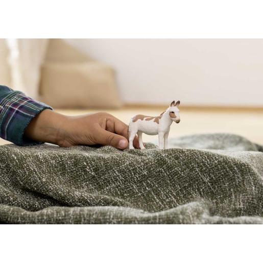 Schleich - Figura de juguete de burro manchado americano ㅤ
