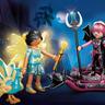 Playmobil - Adventures of Ayuma - Cristal Fairy y Bat Fairy con animales del alma - 70803