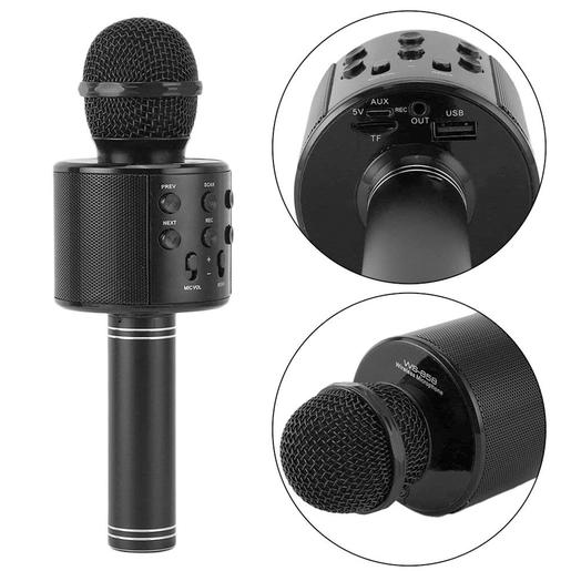 Micrófono Bluetooth Karaoke Negro