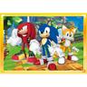 Clementoni - Puzzles 4 en 1 Sonic the Hedgehog 