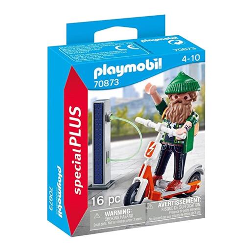 Playmobil - Hipster con e-scooter - 70873