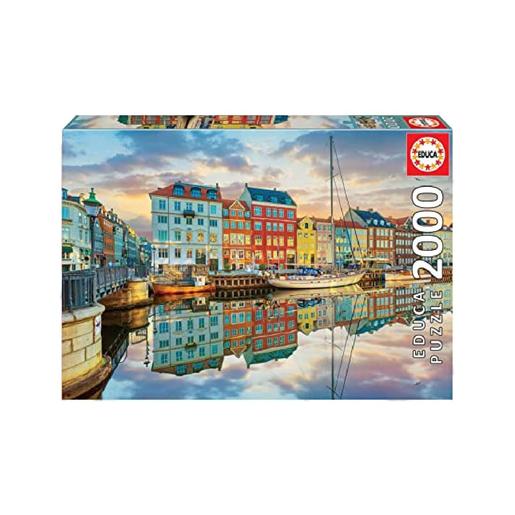 Educa Borrás - Puerto de Copenhague - Puzzle 2000 piezas