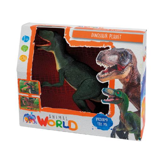 Animal World - Dinosaurio con luces y sonidos