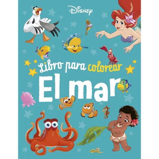 Disney - Libro para colorear: El mar ㅤ
