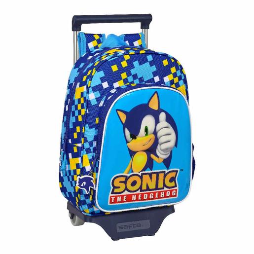 Sonic the hedgehog - Mochila con carro