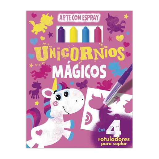 Unicornios mágicos (Arte con espray)