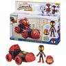 Marvel - Vehículo de juguete con figura Spidey y accesorio, taladro giratorio ㅤ