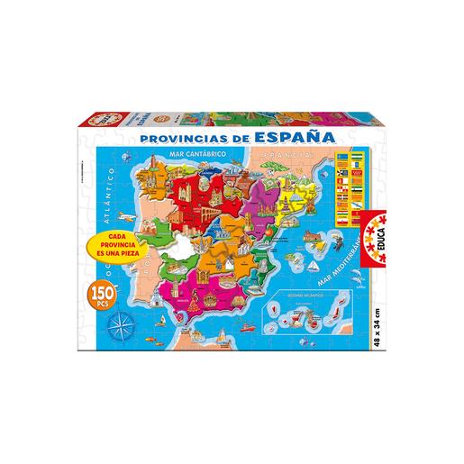 Educa Borras - Provincias España - Puzzle 150 Piezas