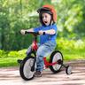 Homcom - Bicicleta de Equilibrio con Pedales Roja HomCom