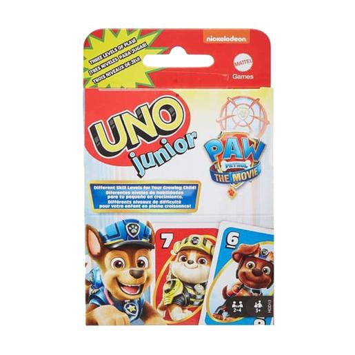 Mattel Games - UNO junior Patrulla Canina - Juego de cartas