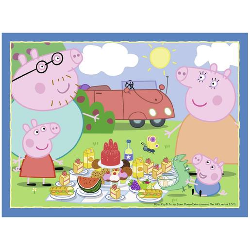 Ravensburger - Peppa Pig - Pack 4 puzzles