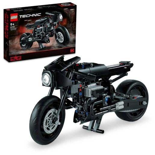 LEGO - Batman - Technic The Batman: Batmoto - Modelo de construcción de moto para superhéroe, 42155