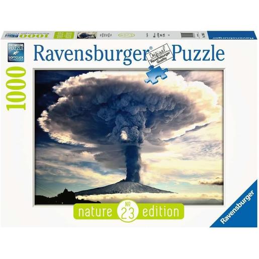 Ravensburger - Puzzle Edición Naturaleza Volcán Etna 1000 Piezas ㅤ