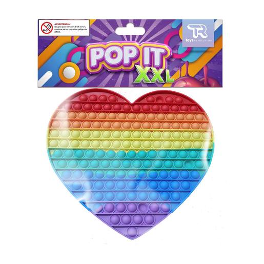 Pop It - Corazon arcoiris XXL (varios colores)