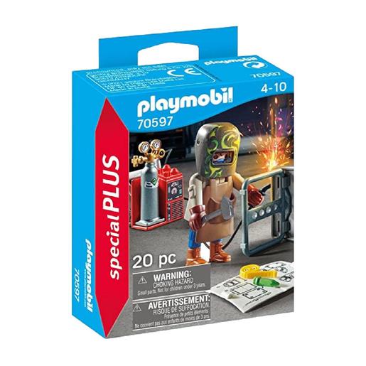 Playmobil - Soldador con Equipo - 70597