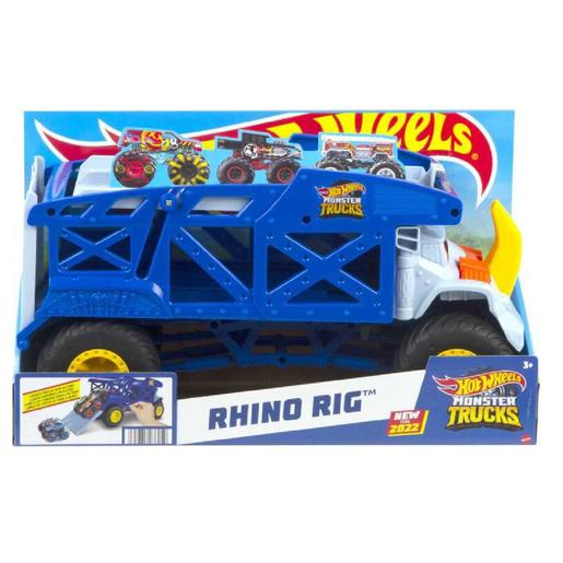 Hot Wheels - Camión Monster Truck Rhino Rig