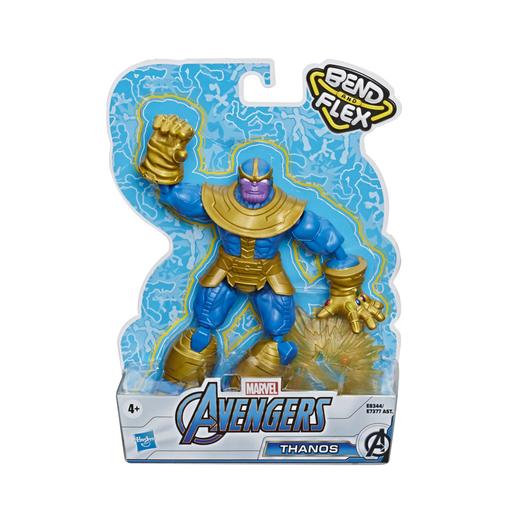 Los Vengadores - Figura Bend and Flex Thanos 15 cm