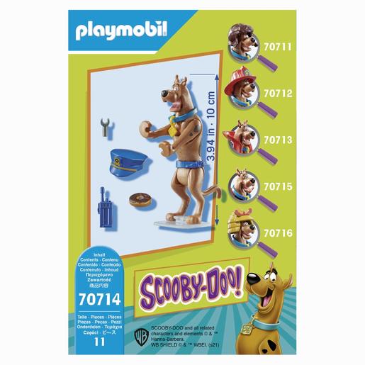 Playmobil - SCOOBY-DOO! Figura Coleccionable Policía  70714