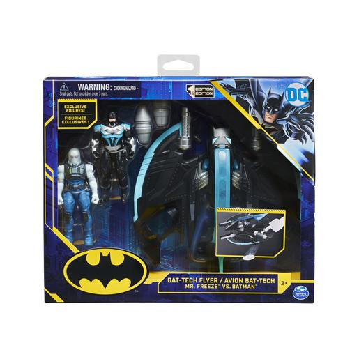Batman - Figuras Mr. Freeze vs Batman con avión The Batman
