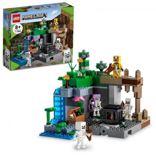 LEGO - Set de construcción mazmorra del esqueleto Minecraft con figuras y funciones 21189