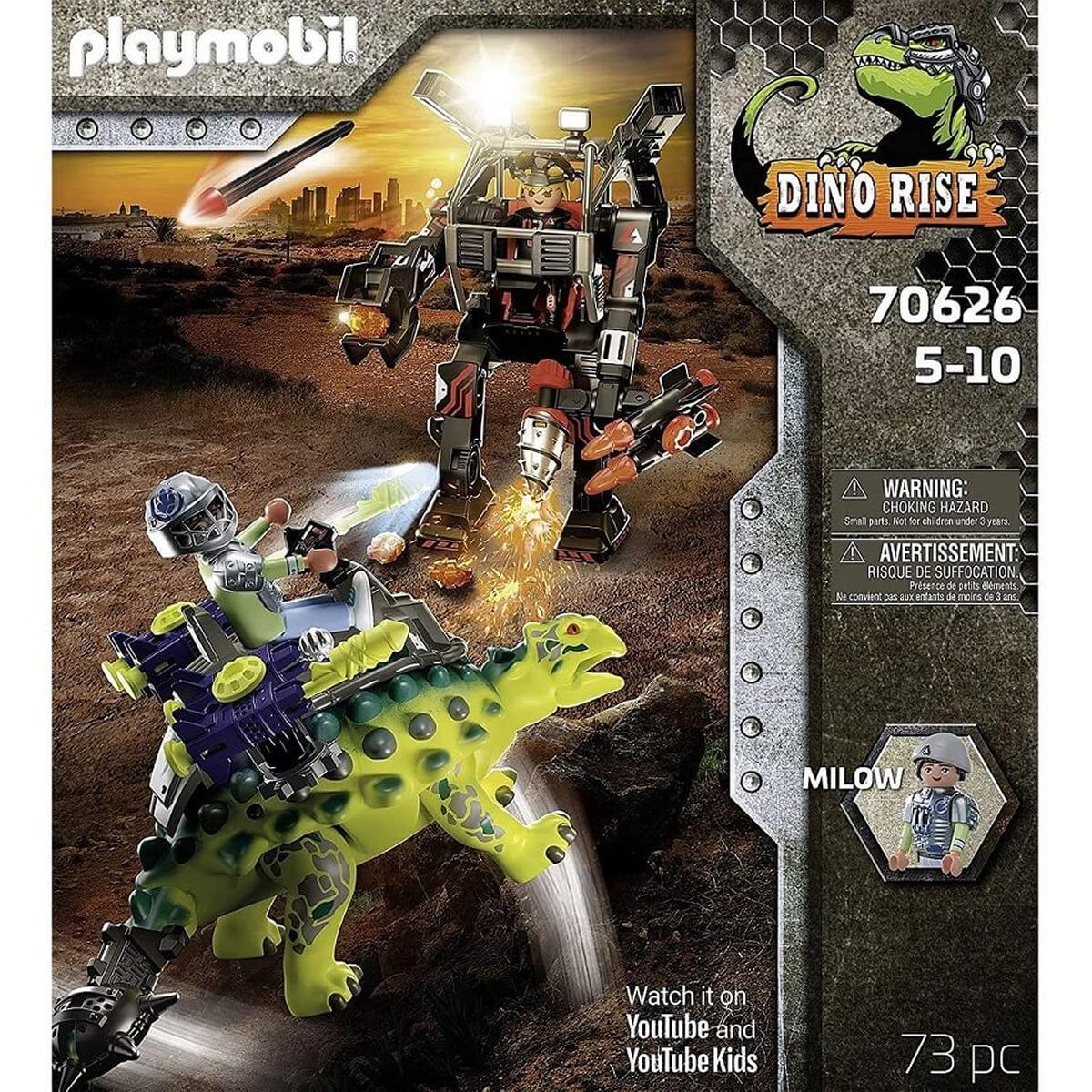Playmobil - Dino Rise Saichania: Defensa del luchador 70626 | Prehistoria Y | Toys"R"Us España