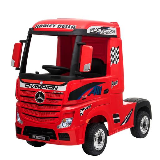 Camión infantil eléctrico Mercedes Actros Rojo