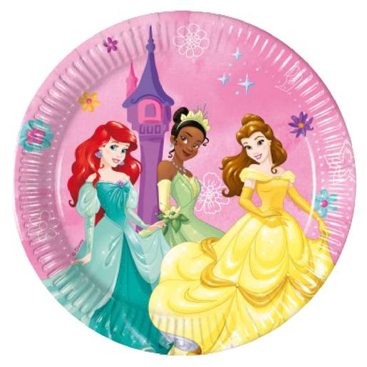 Disney - Princesas Disney - Pack 8 platos de papel