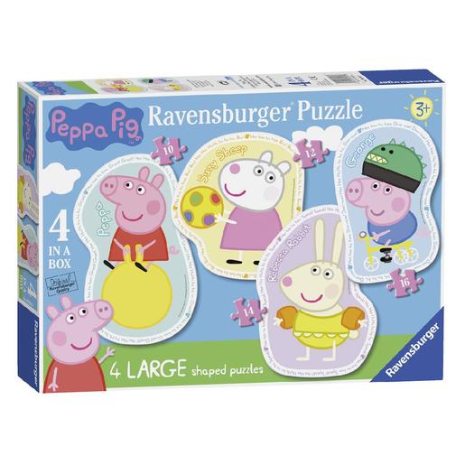 Ravensburger - Peppa Pig - Pack 4 puzzles progresivos