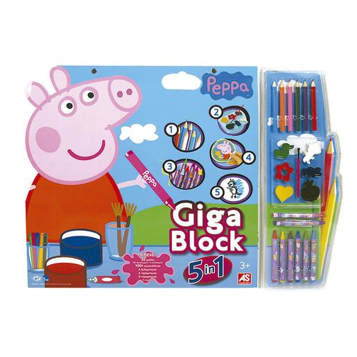 Peppa Pig - Giga Block Peppa 5 en 1