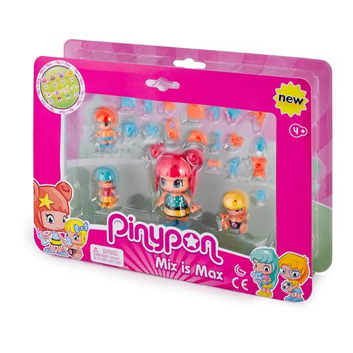Pinypon - Pack 4 Muñecos y Bebés